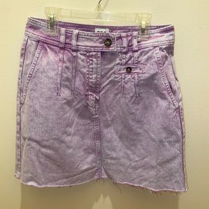 UO BDG Light Purple Denim Skirt